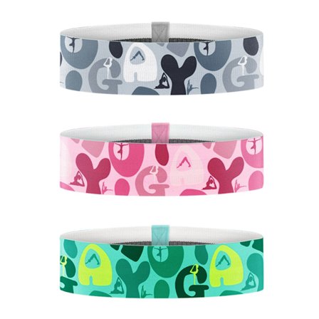 Yoga Resistance Bands Träningsband Multifunktionella Motståndsband med Väska för Ben Glute Lår Träning