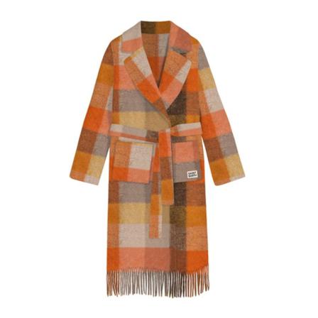 MC2 Saint Barth, Belted Coats Rood, Dames, Maat:M