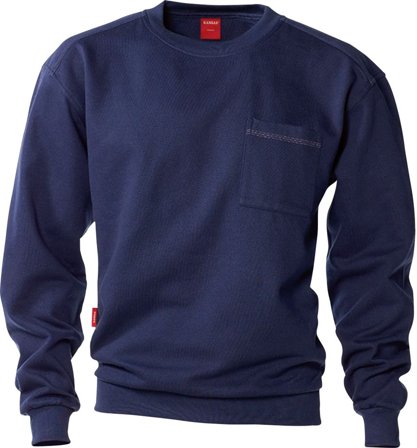 Kansas Herr Kansas sweatshirt 7394 SM, Mörk marinblå