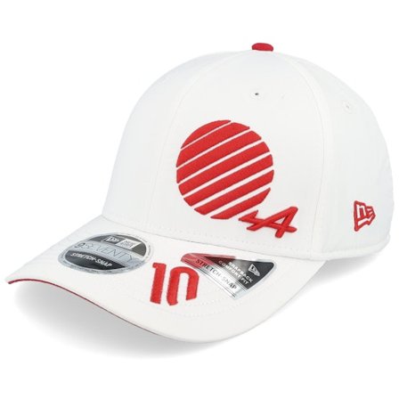 New Era - Motor White adjustable Czapka Z Daszkiem - Alpine F1 25 Gasly Japan 9SEVENTY White/Red Adjustable @ Hatstore