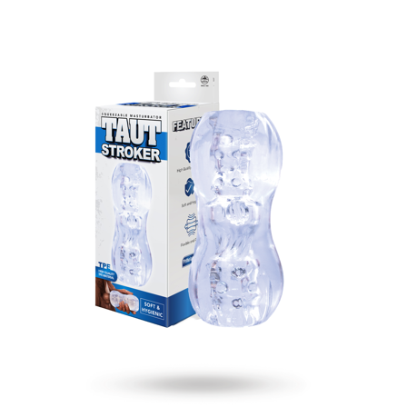 Taut Stroker Squeezable Masturbator - Clear - Sexleker Vuxen: Fleshlight, penisring, hylser & pumper