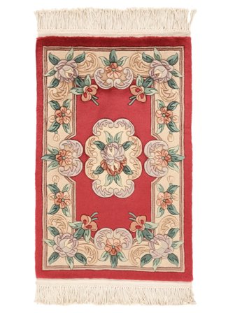 60X90 Koberec Orientální Čína 90 Line Hnědá/Béžová (Vlna, Čína)