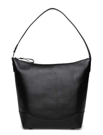 Lauren Ralph Lauren Leather Large Tasha Bucket Bag - Black - ONE SIZE