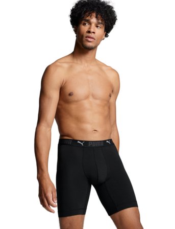 PUMA Puma Men Sport Cotton Long Boxers 2 - Black - S
