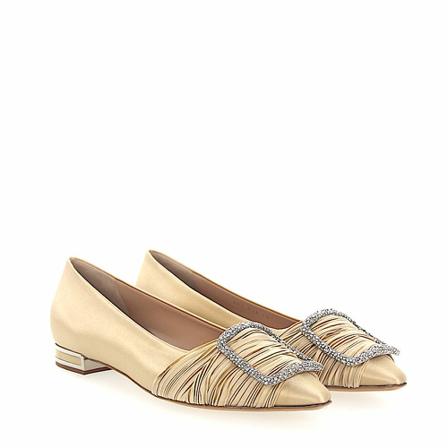Casadei - Ballerinaskor - Beige - Dam - Storlek: 38 Eu, Dam, Storlek: 38 EU