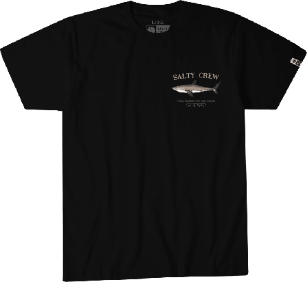 Salty Crew Men's Bruce Premium S/S Tee Men short-sleeved sweaters Black M