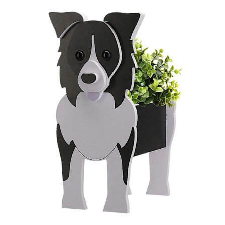 Handgjord Corgi Planter - Utomhusväxter Blomkruka Kontor Heminredning Gåva-lingling}
