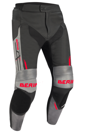 Motorradhose Bering Snap Schwarz/Grau XL