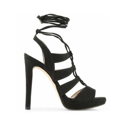 Made in Italia, Sandals Flaminia Czarny, Kobieta, Rozmiar: 39 EU