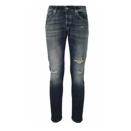 Dondup, Slim-fit Jeans Blauw, Heren, Maat:W34