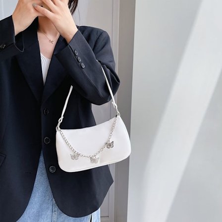 Fashion Dam Butterfly Chain Axelväskor Casual Ladie