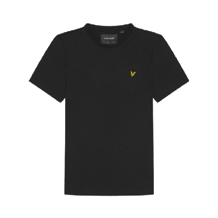 Lyle & Scott Plain T-shirt T-shirts Herr Svart S
