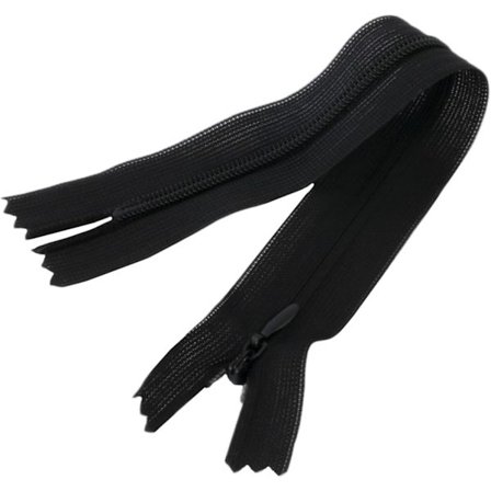 10-pak 25 cm usynlige lynlåse, der ikke kan fjernes, lynlåse i sort læder, jeans, kjoler, lynlåse til syning af tøj