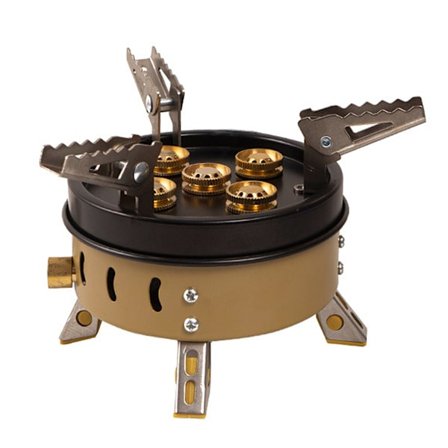 11000W camping gaskomfur brændere Justerbar Big-Fire rygsæk Vindtæt propan gas komfur til vandreture rygsæk udendørs