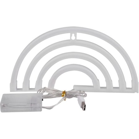 Nydelig regnbue LED-skiltlampe Regnbue lys for sovesal dekor Regnbue dekor lampe veggdekor