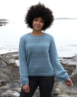 Strikkeoppskrift Genser - Svarta Fåret