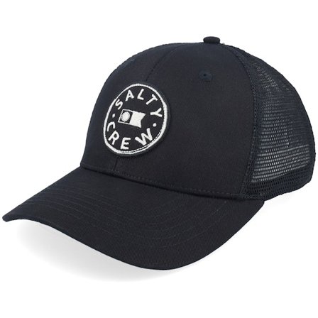 Salty Crew - Černá Kšiltovka - Watermark Retro Black Trucker @ Hatstore