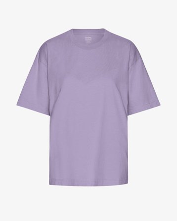 Oversized Organic T-Shirt - Purple Jade - Female - S