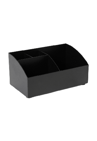 Åhléns Home Makeup-förvaring 4 fack Badrumstillbehör Svart ONESIZE