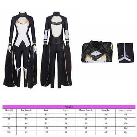 Fantasia Madely Cosplay Pryor Cos Storm Costume Outfits Halloween Carnival Suit X-Men Adult Role Play Outfits