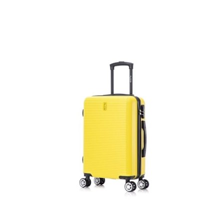 Kabine Kuffert - CELIMS FRANCE - Weekend - 55x35x25cm - Ultra-let - 4 hjul 360° - Gul