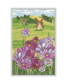 Stickpackung Bild Sommerwiese