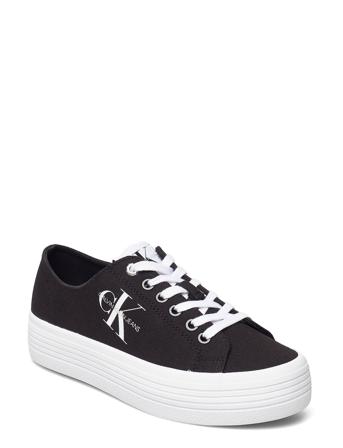 Vulcanized Flatform Laceup Co Low-top Sneakers Sort Calvin Klein