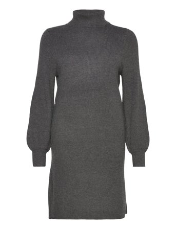 Onlsasha L/S Rollneck Dress Nca Knt Dresses Knitted Dresses Grå ONLY*Betinget Tilbud