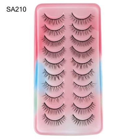 10 Pairs Manga Lashes Cosplay Lashes Sa210