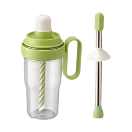 Bärbar Skakkopp Återanvändbar Dryckesmixer Tumbler för Ledig Picknick Shopping