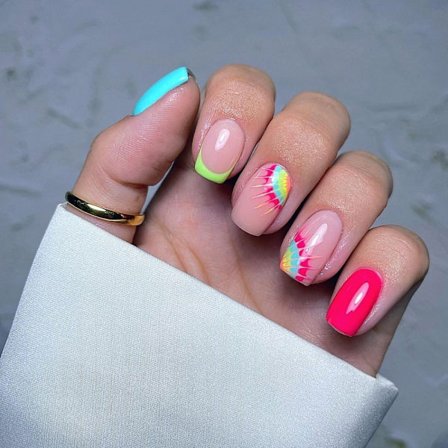 Franska Fake Nails False Nail SN053 SN053