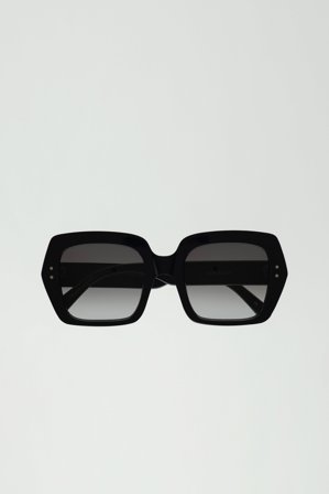 Monokel Eyewear - Kaia Black - grey gradient lens
