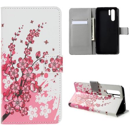 Plånboksfodral Huawei P30 Pro - Körsbärsblommor