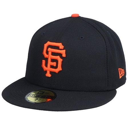 New Era - MLB Schwarz Fitted Cap - San Francisco Giants Authentic On-Field 59Fifty Black Fitted @ Hatstore