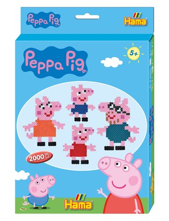 Hama Hama Midi Hanging Box Peppa Pig 2.000 Pcs - Multi/patterned - ONE SIZE