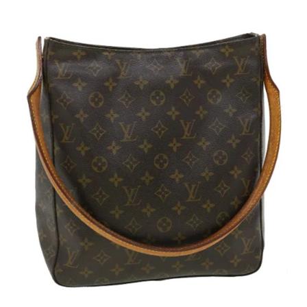 Louis Vuitton Vintage, Pre-owned Bag Bruin, Dames, Maat:ONE Size,Canvas