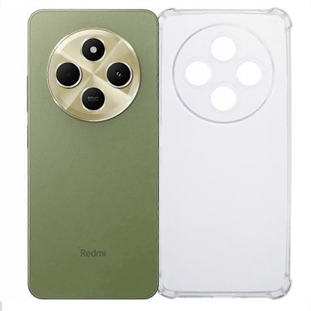 For Xiaomi Poco C75 4G/Redmi 14R 5G/14C 4G Telefondeksel Forsterket Fire Hjørner Klar TPU-deksel