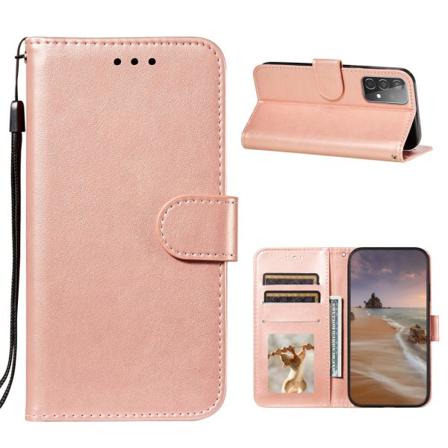 Samsung Galaxy A52 / A52s - Solid Plånboksfodral - Roséguld Roséguld