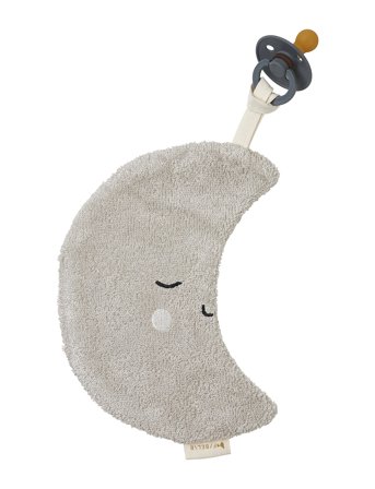 Pacifier Cuddle - Moon - Beige Grey Fabelab