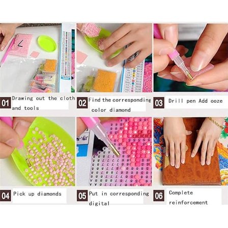 /#/Numero Timanttimaalaus Sarja (H Potter, 30 x 40 cm) Crysta/#/