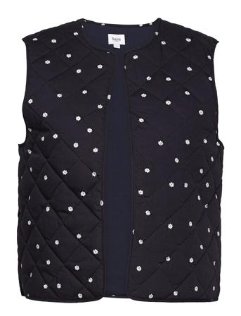 Evisz Quilt Vest Blue Saint Tropez