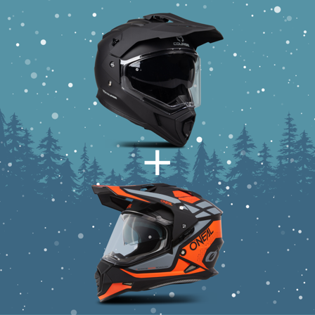 Adventure-Kypärä Course Drift + Adventure-Kypärä O'Neal Sierra R