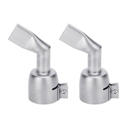 1 par 20mm svejsepistol dyse flad 120 varmluft plast svejsebrænder tilbehør