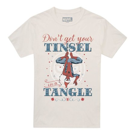 Spider-Man Unisex Vuxen Don ́t Get Your Tinsel In A Tangle Retro