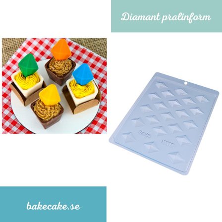 Pralinform Diamant Chokladform - BWB 9422