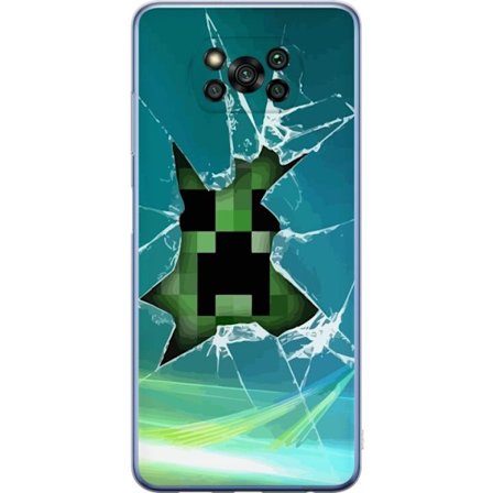 Kompatibelt Mobildeksel til Xiaomi Xiaomi Poco X3 Pro MineCraft
