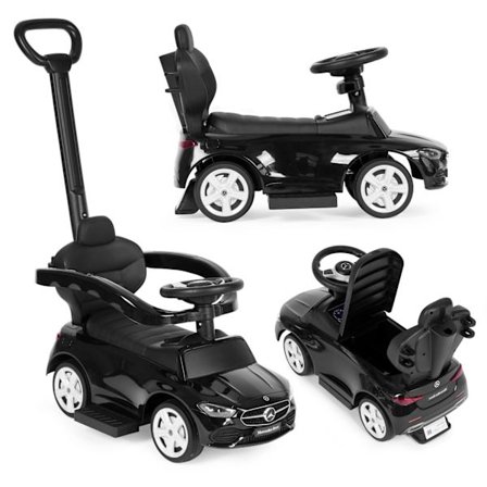 Påkörningsbil Mercedes C KLASS interaktiv rattstyrning svart