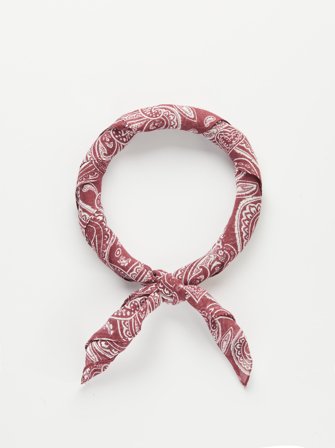 John Henric Men's Burgunder Bandana Paisley Size Onesize