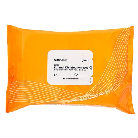 Plum WipeClean Overfladedesinfektion Large 20 stk., Tøj & Bolig, Husholdning, Rensning & Desinfektion