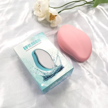 Crystal Hair Eraser NY - Smärtfri hårborttagning epilator ROSA